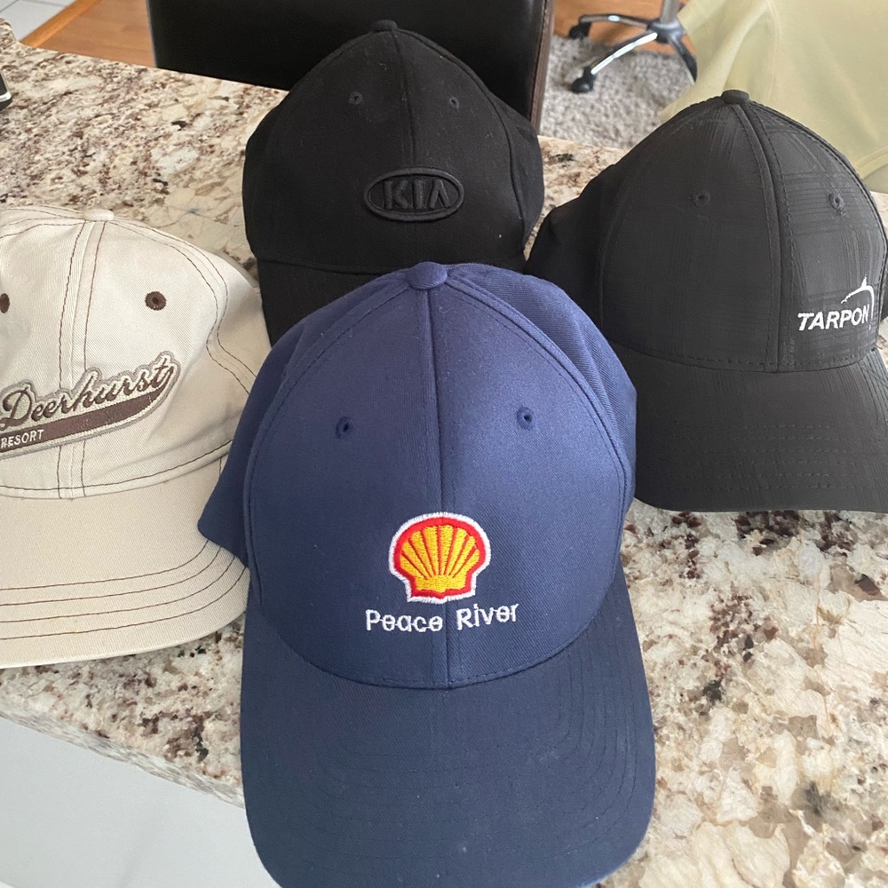 LOT of 4 baseball hats/ caps!